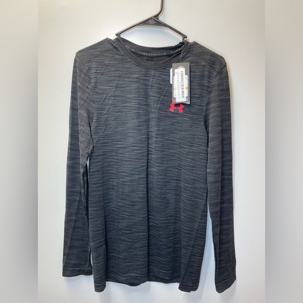 Under Armour Mens Threadborne Seamless Long Sleeve T-Shirt Size S - Picture 4 of 8